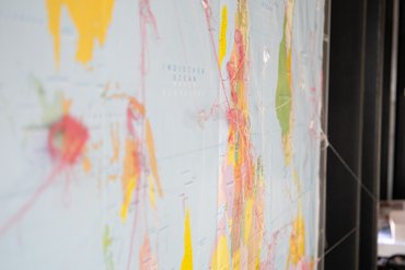 Eine Landarte ist zu sehen