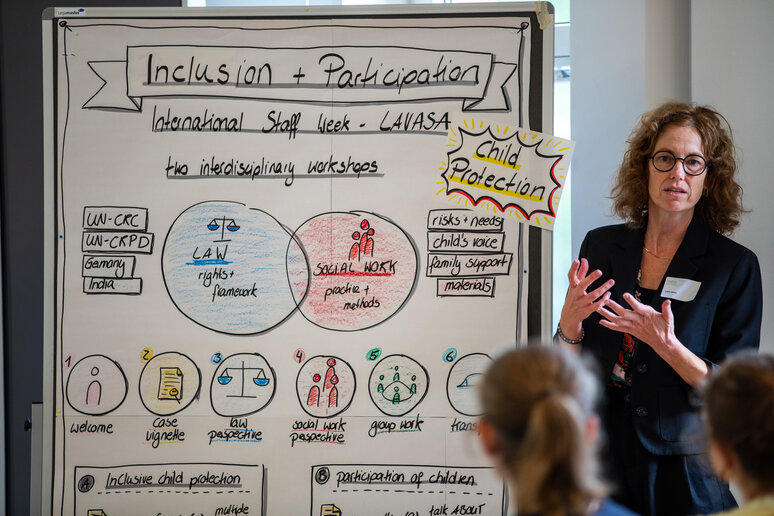 Prof.in Dr.in Judith Haase stellt ein Lehrkonzept vor.
