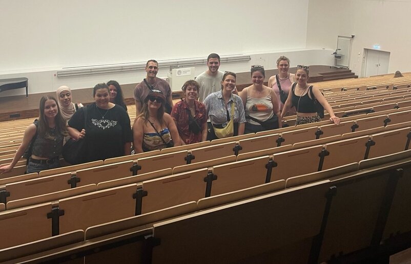 Im Auditorium Maximum der Universität Leipzig