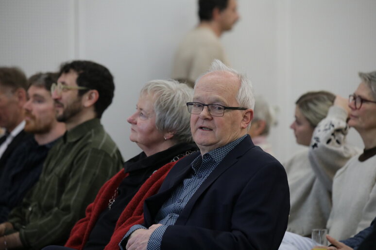 Blick auf Christof Stock und seine Frau 