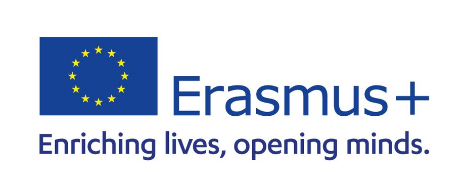 Es wird das Erasmus+ Logo gezeigt.