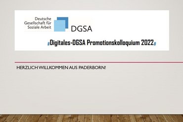 Screenshot der Eröffnungsfolie zum Digitalen Promotionskolloquium