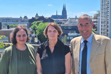 Prof.in Dr.in Birgitta Sträter, Prof.in Dr. Heike Wiemert und Prof. Dr. Rolf Jox (v.l.)
