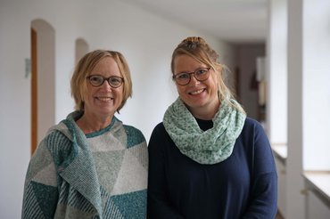 katho-Studentinnen Sylvia Ellwardt und Doreen Schnieders.