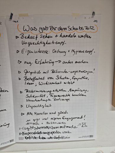 Handschriftliches Plakat Nr. 2