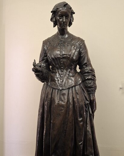 Bronzestatue von Florence Nightingale
