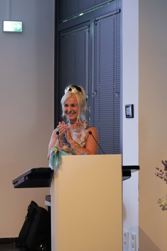 Antonia Lammel am Rednerpult