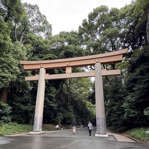 Besuch des Meji Schreins in Tokyo