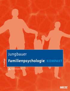 Es wird das Buchcover des Buchs "Familienpsychologie kompakt".