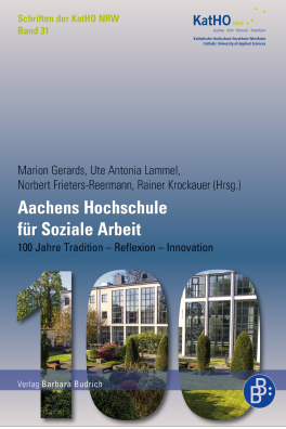 Es wird das Buchcover "Aachens Hochschule für Soziale Arbeit" angezeigt.